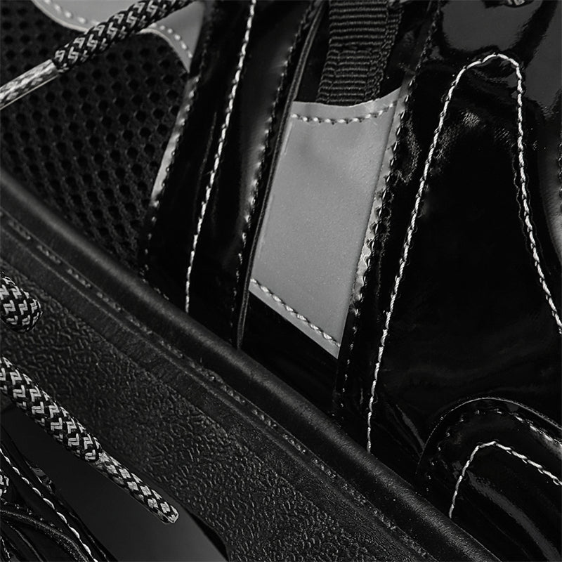 MLB LTHR-17 Reflective Chunky Boots - Sneakernational