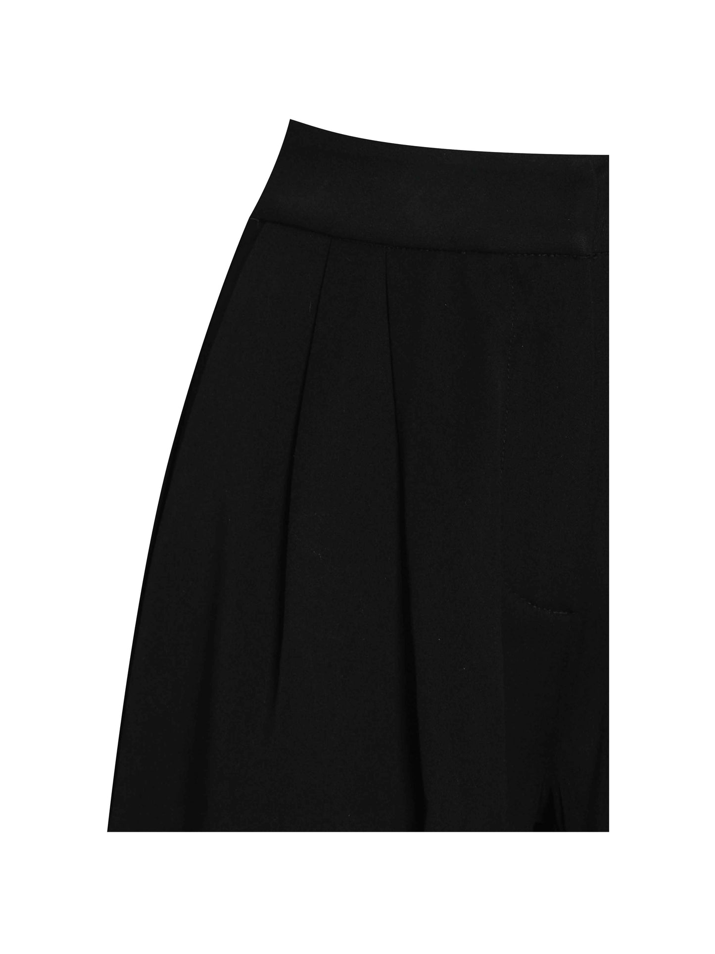 Aleeza Black Wide Leg Suit Pants