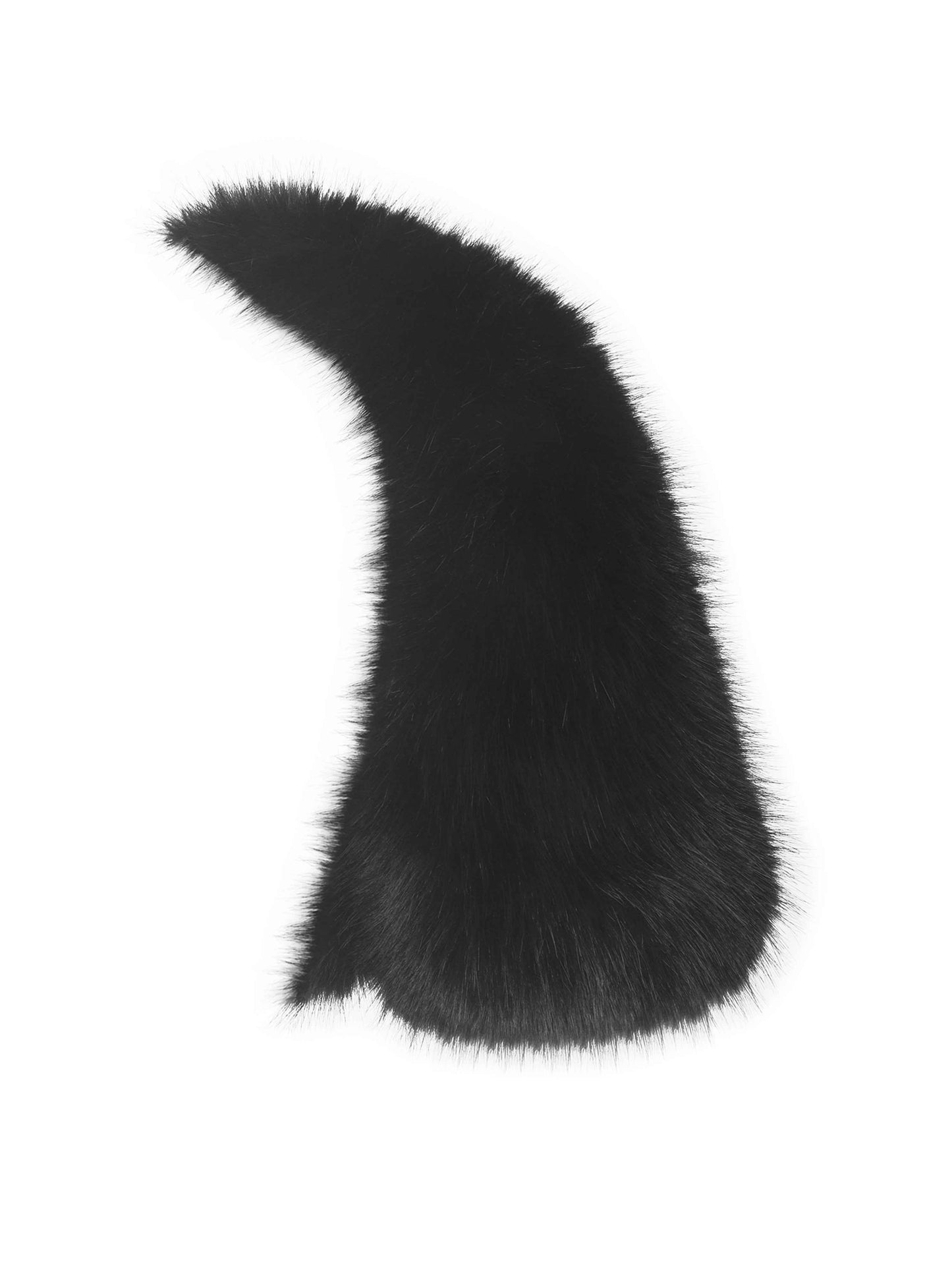 Kori Black Faux Fur Micro Bolero