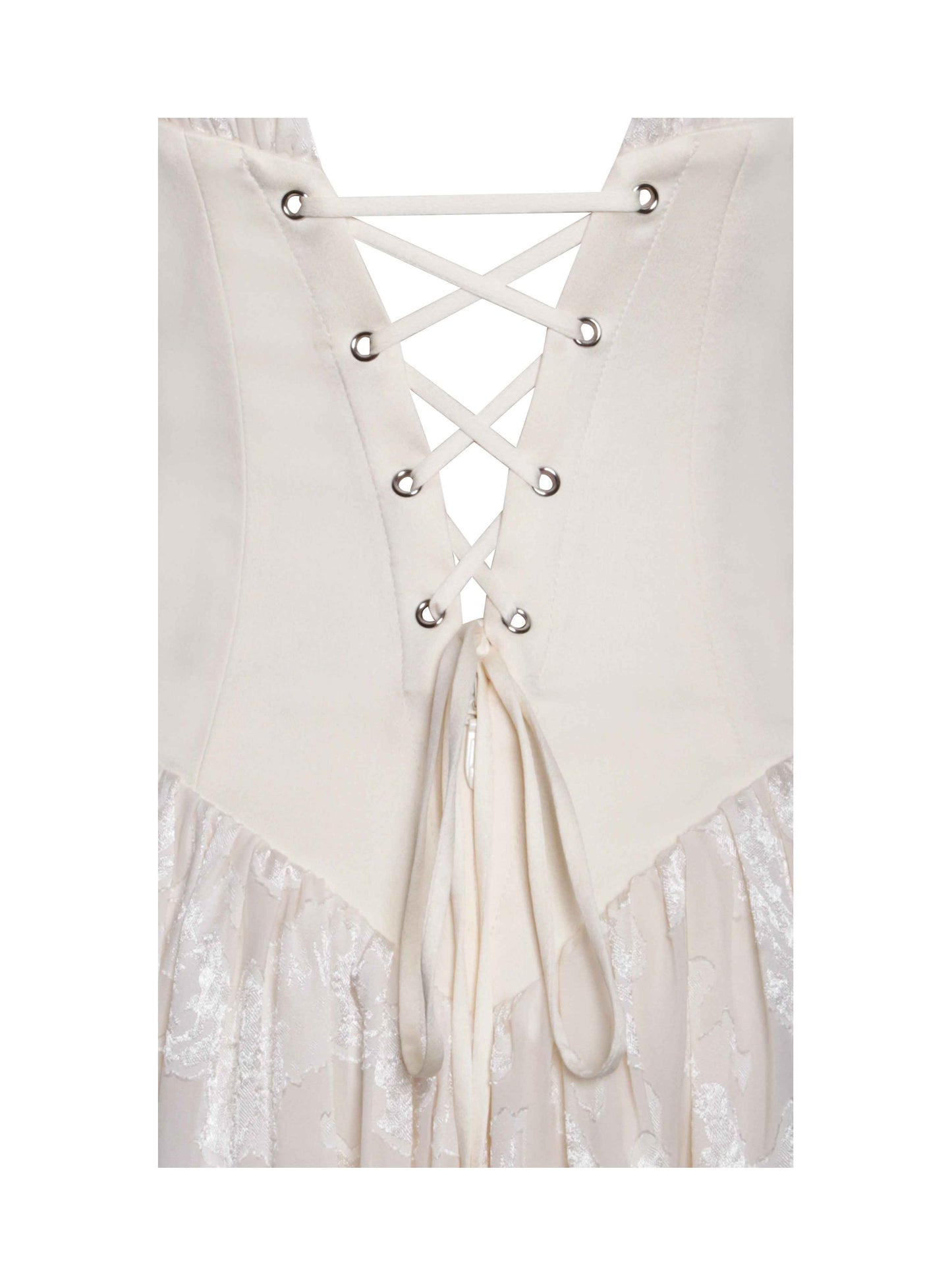 Sabrina Butter Yellow High Slit Jacquard Maxi Dress