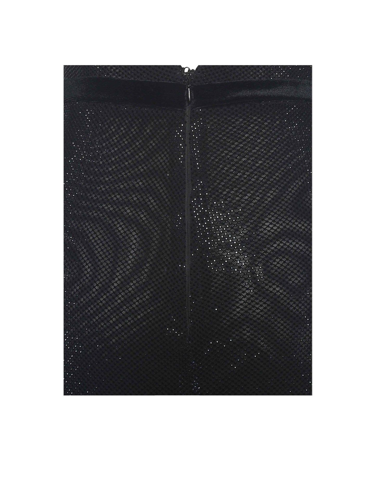 Olympia Black Belted Bow Plunging Rhinestone Maxi Dress