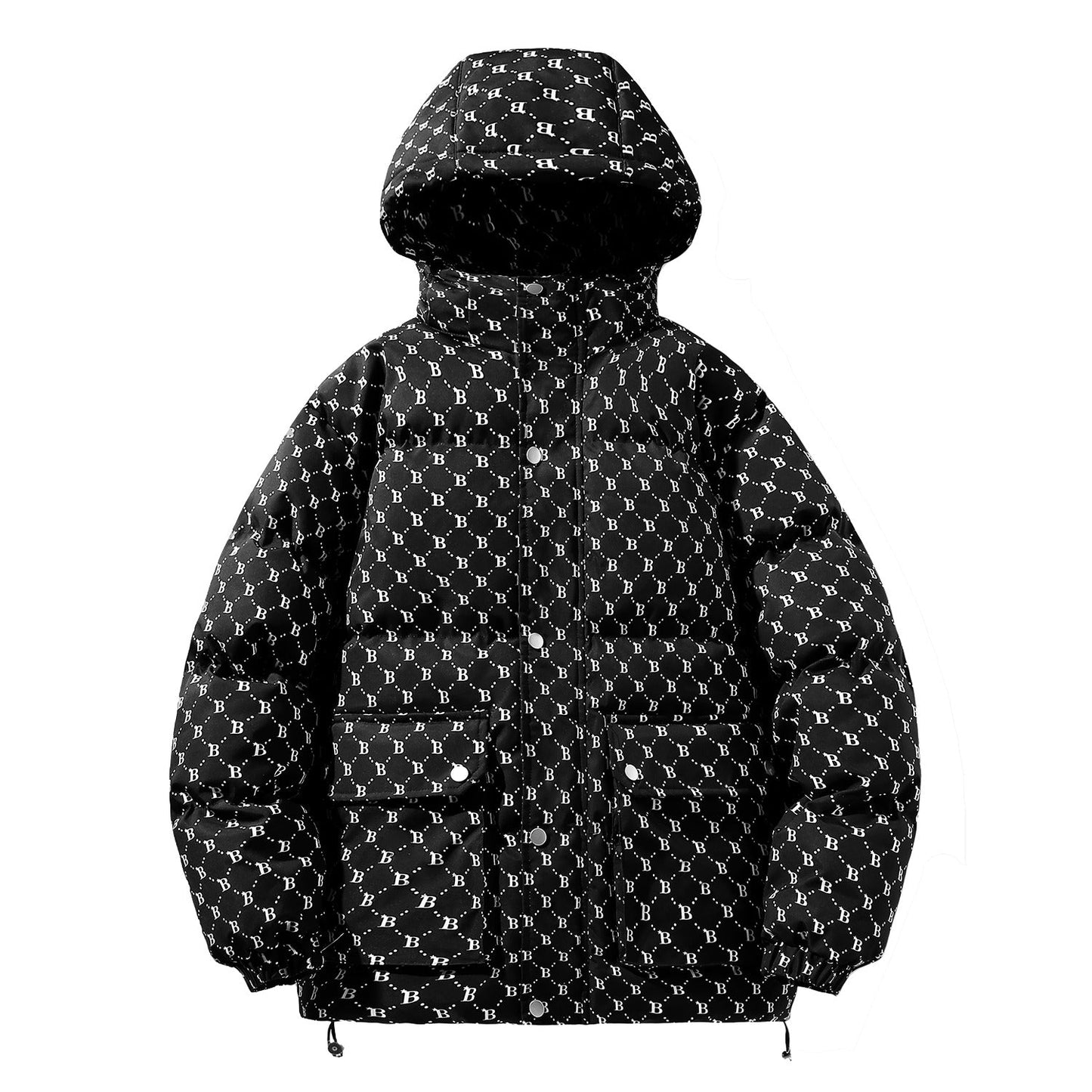 MLB LX05 Monogram Down Jacket - Prestige Black - Sneakernational