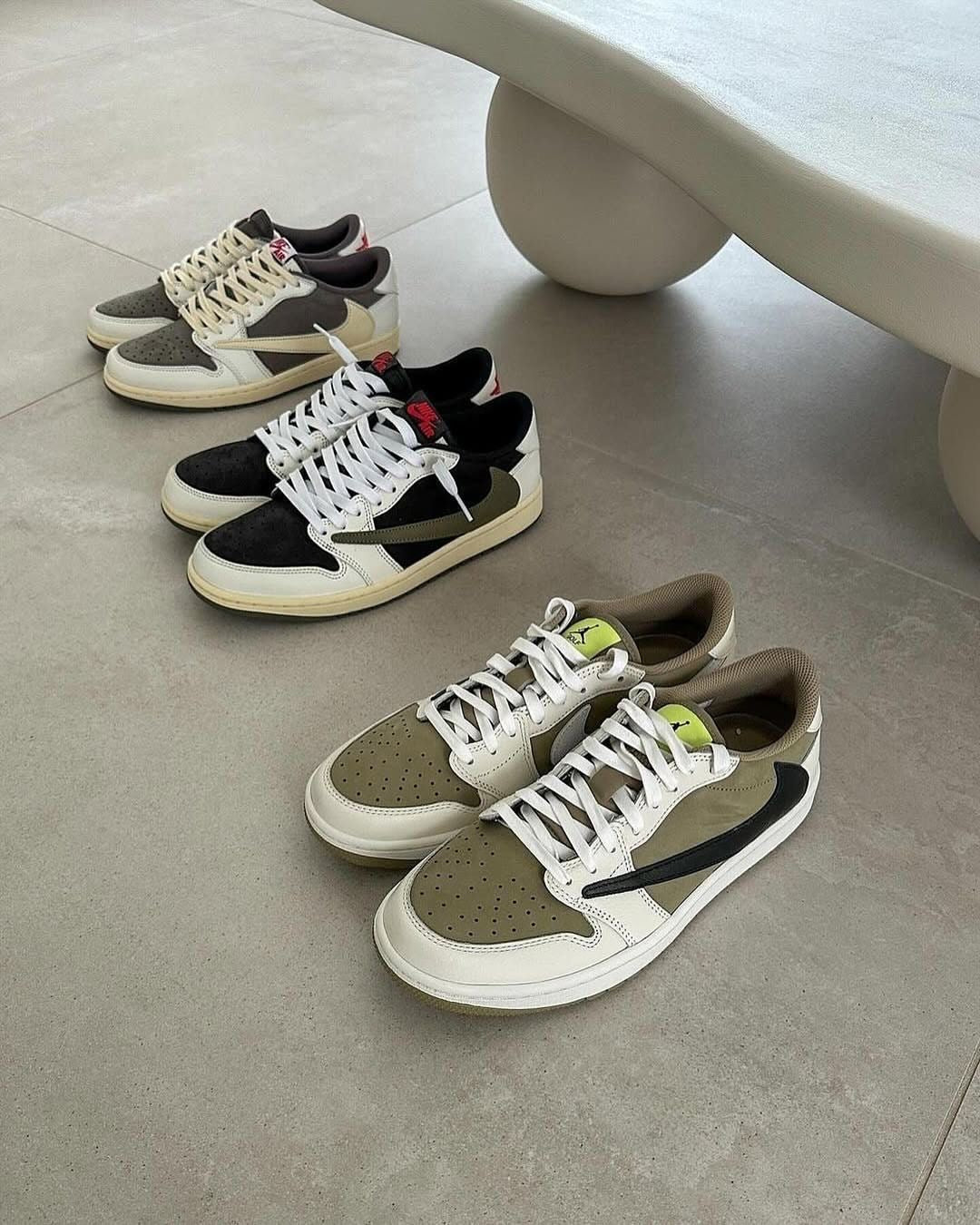 Custom Travis Scott x Fragment x Air Jordan 1 Low DZ4137 106 - Exclusive Travis Scott Air Jordan 1 Low Release - Sneakernational