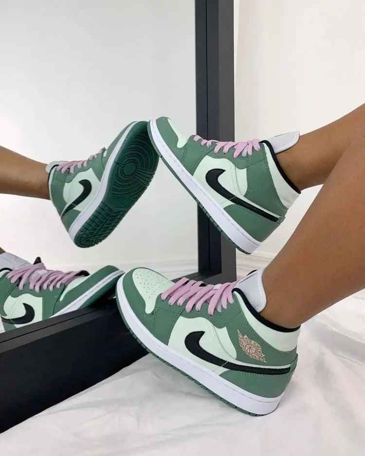 Custom Air Jordan 1 Dutch Green High Q