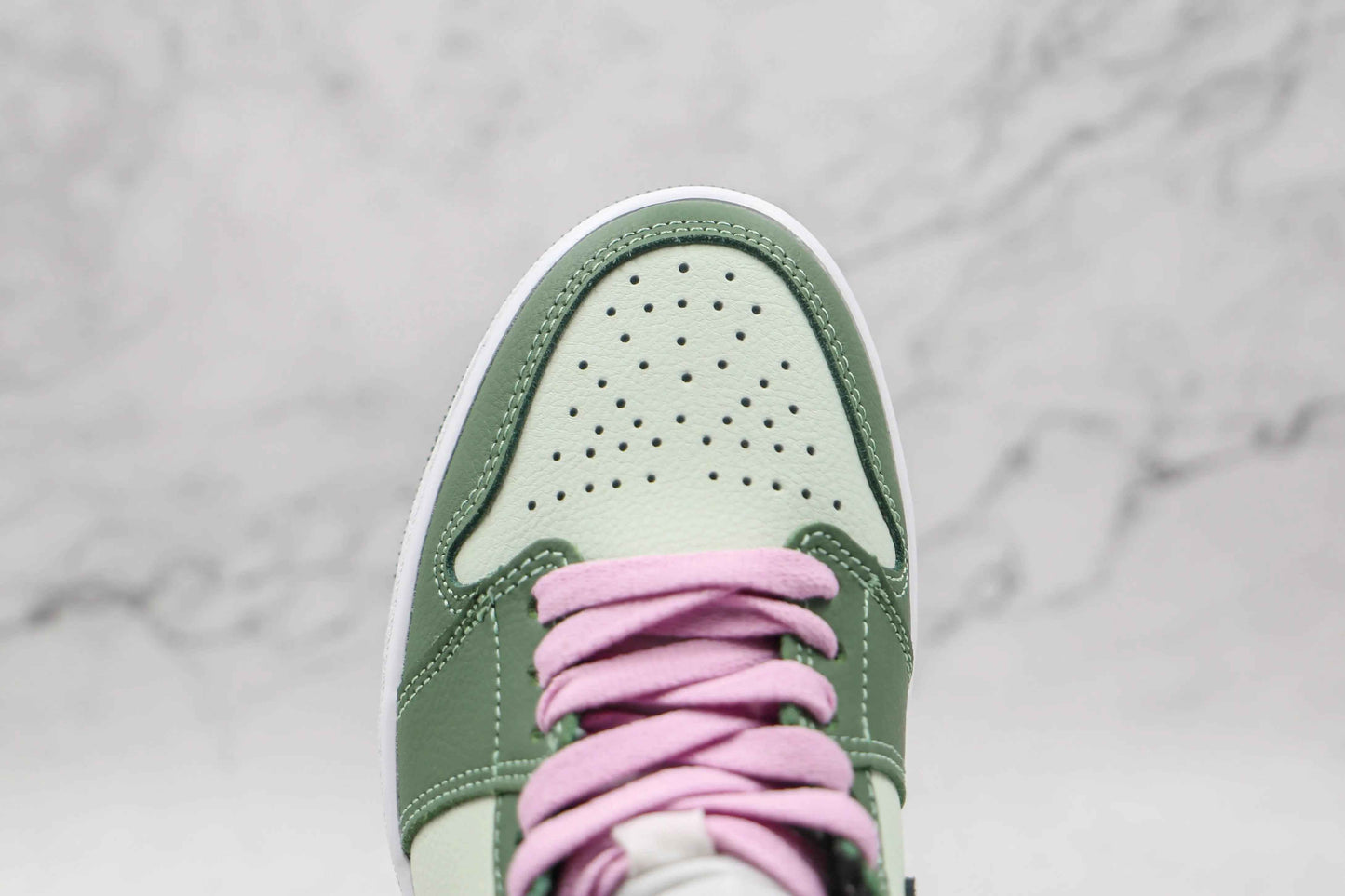 Custom Air Jordan 1 Dutch Green High Q