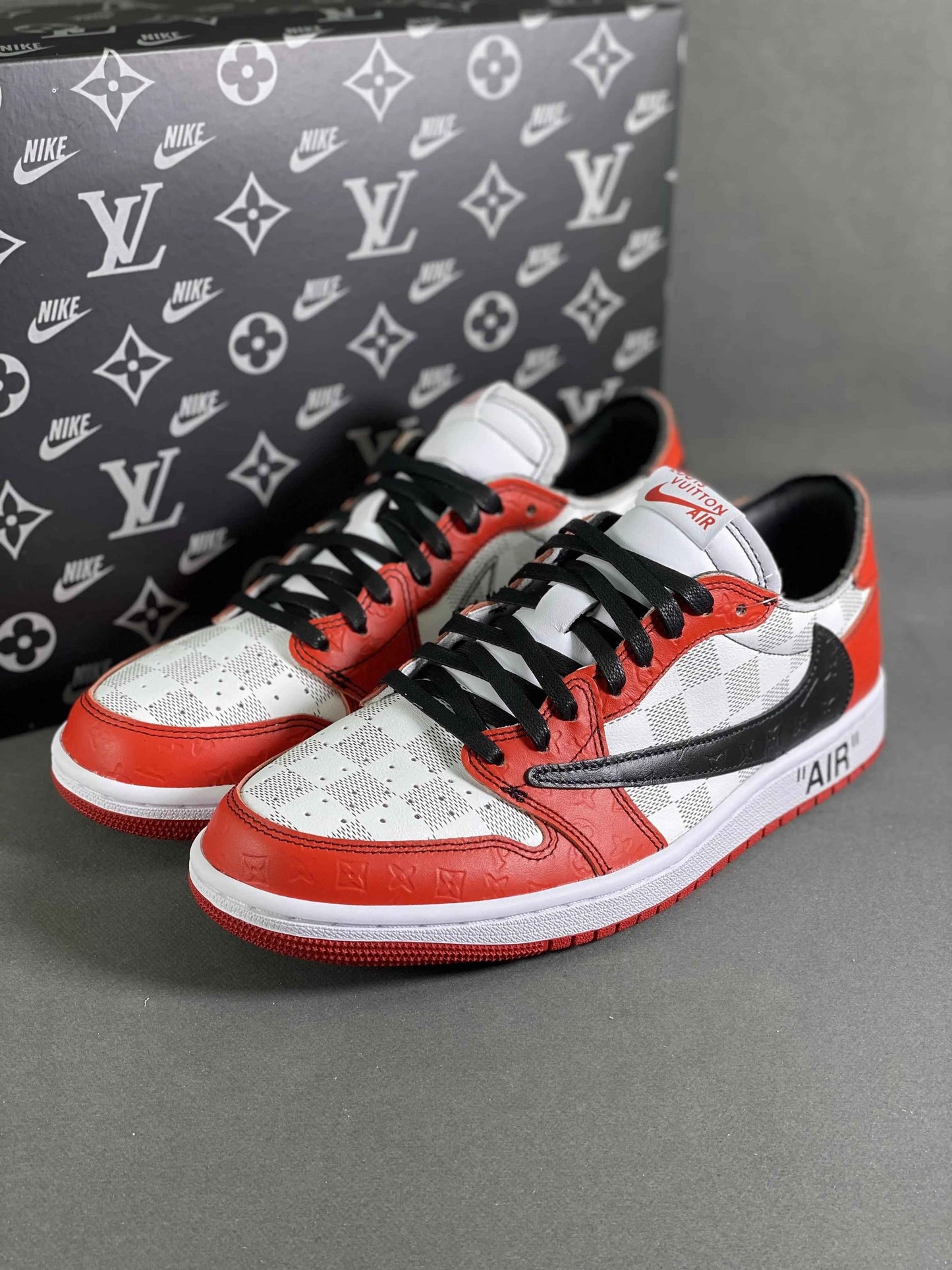 Custom Air Jordan 1 Low x Off-White x Travis Scott DZ2403 006