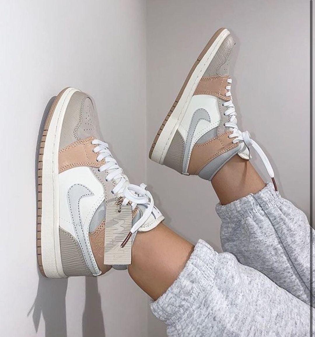 Custom Air Jordan 1 Mid CV3044 100 - Sneakernational