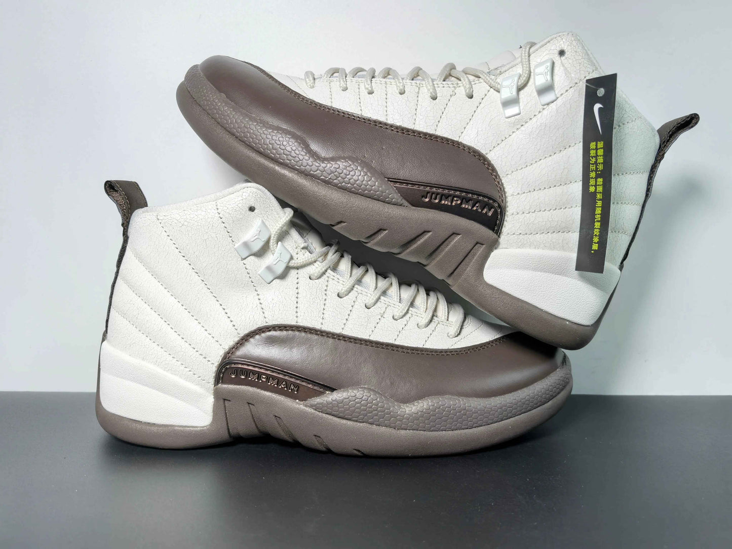 Custom Air Jordan 12 Sole Fly Cafe FZ5026-100