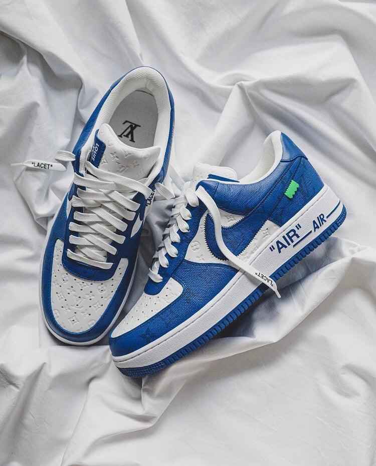 Custom LV x NK Air Force Monogram