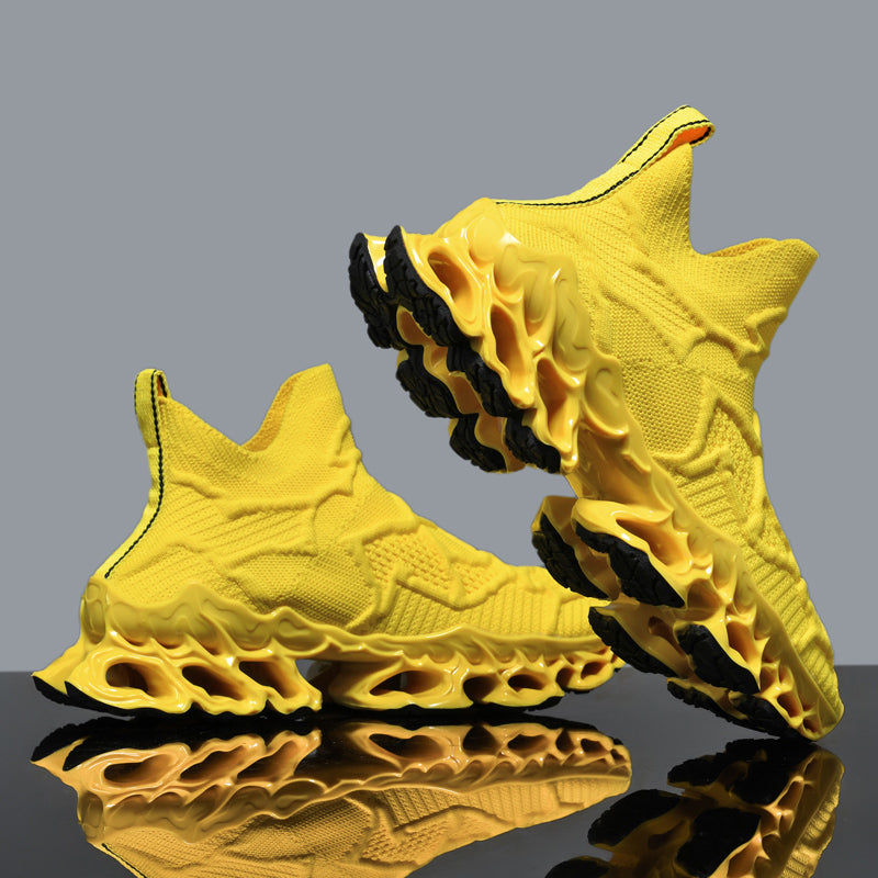 FURY 'Lord' X9X Sneakers - Cyber Yellow - Sneakernational