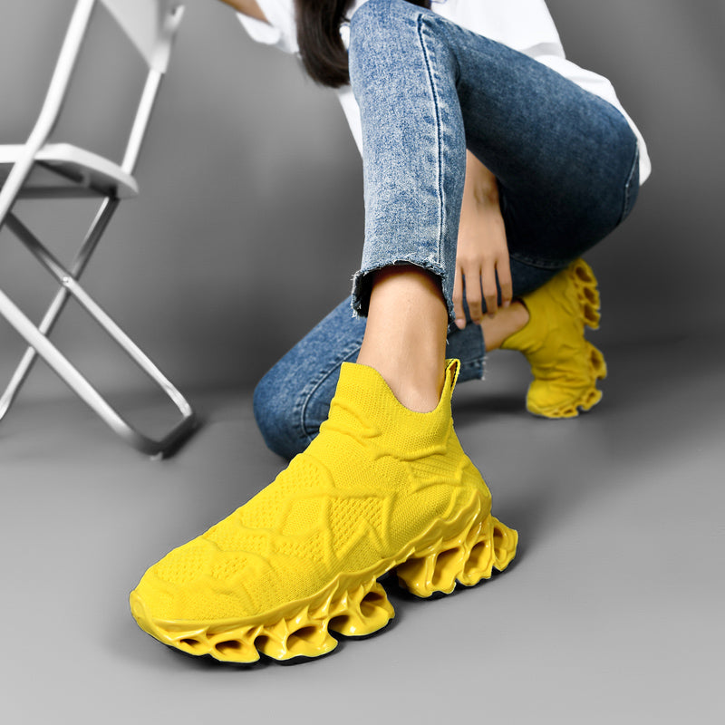 FURY 'Lord' X9X Sneakers - Cyber Yellow - Sneakernational