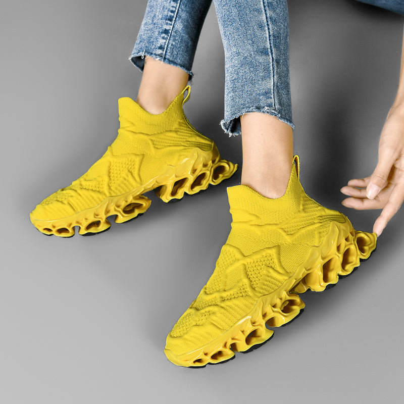 FURY 'Lord' X9X Sneakers - Cyber Yellow - Sneakernational