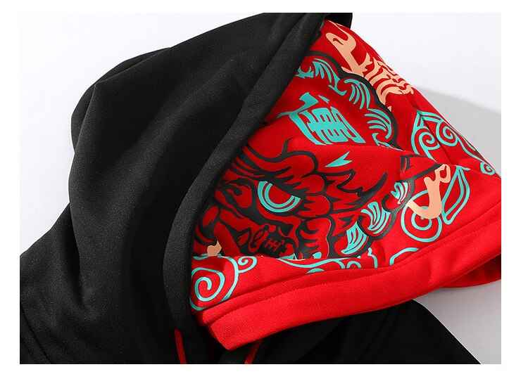 Elegance Two Color Hoodie With Rib Sleeves