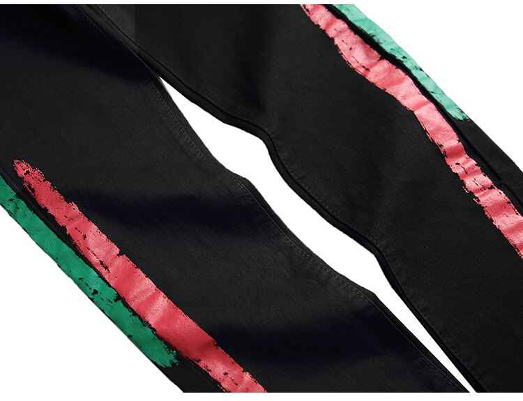 Two Stripes Color Line Jeans