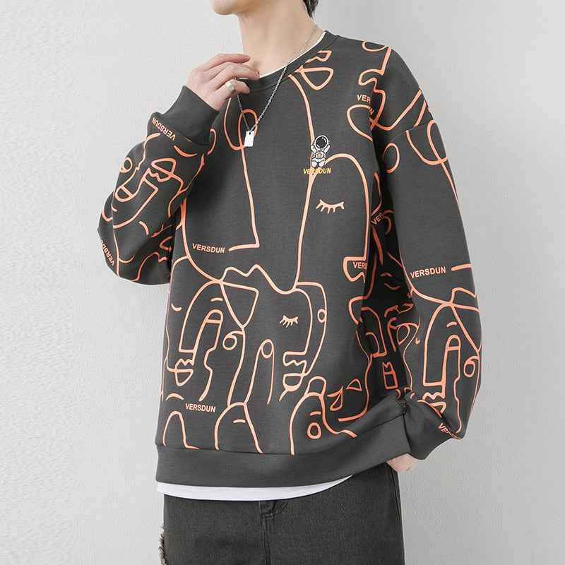 VERSDUN Astronaut Vector Art Sweatshirt