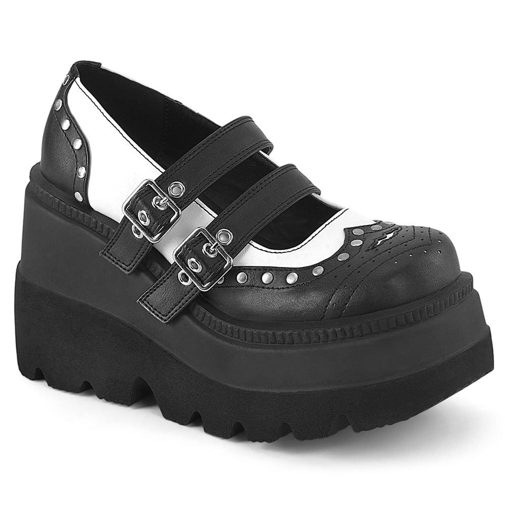 MERLE Chunky Heel Oxford Shoes - Sneakernational