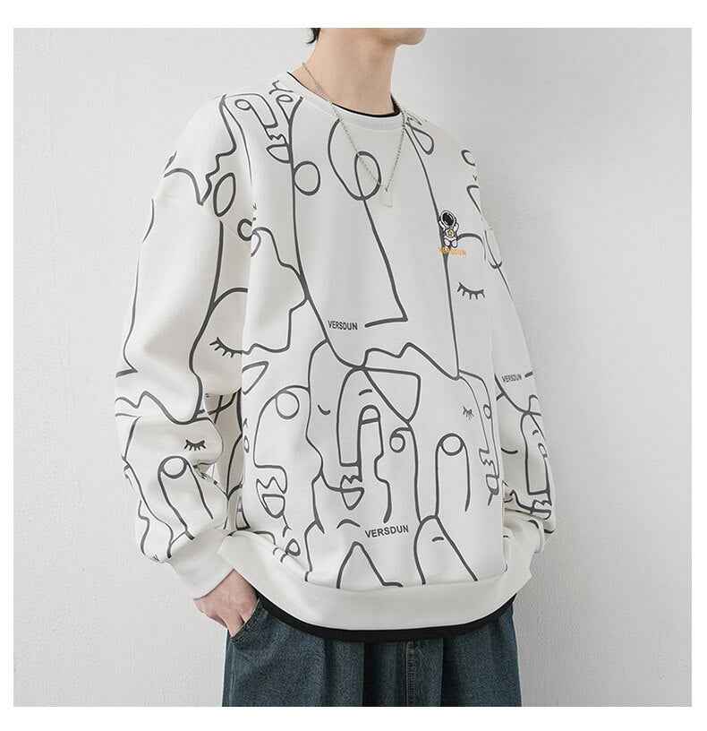VERSDUN Astronaut Vector Art Sweatshirt