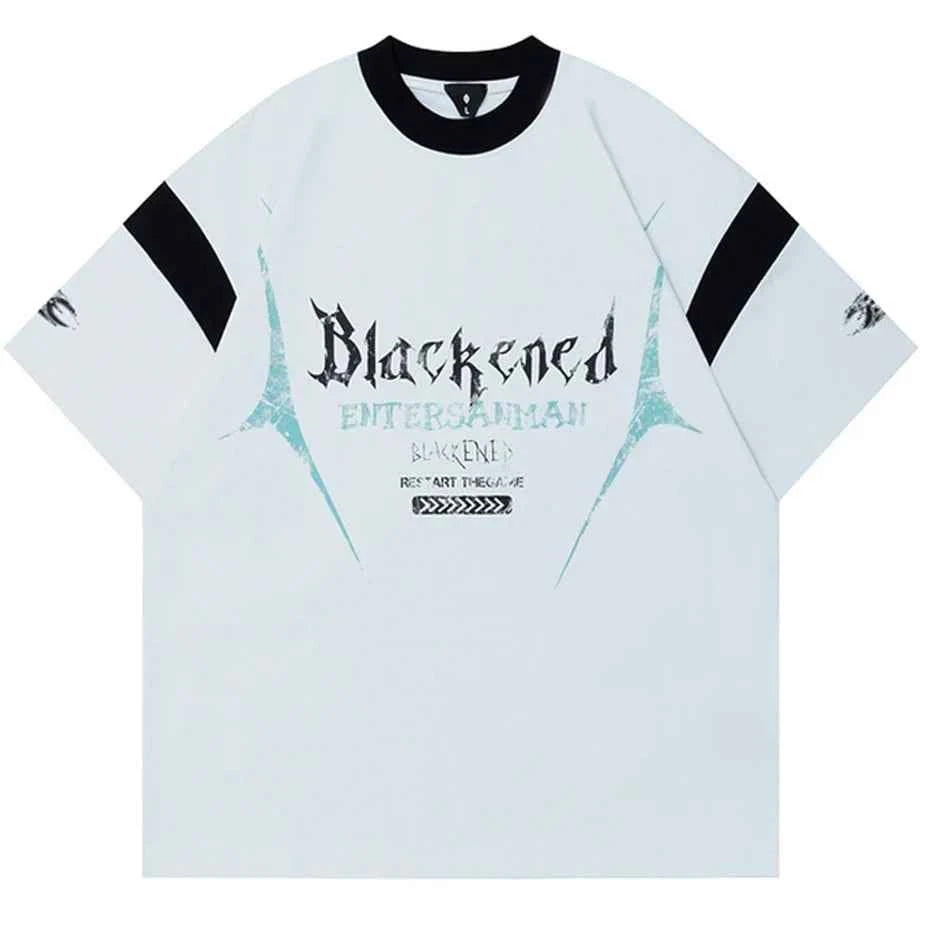 Blackened Restart The Game Oversized T-Shirt