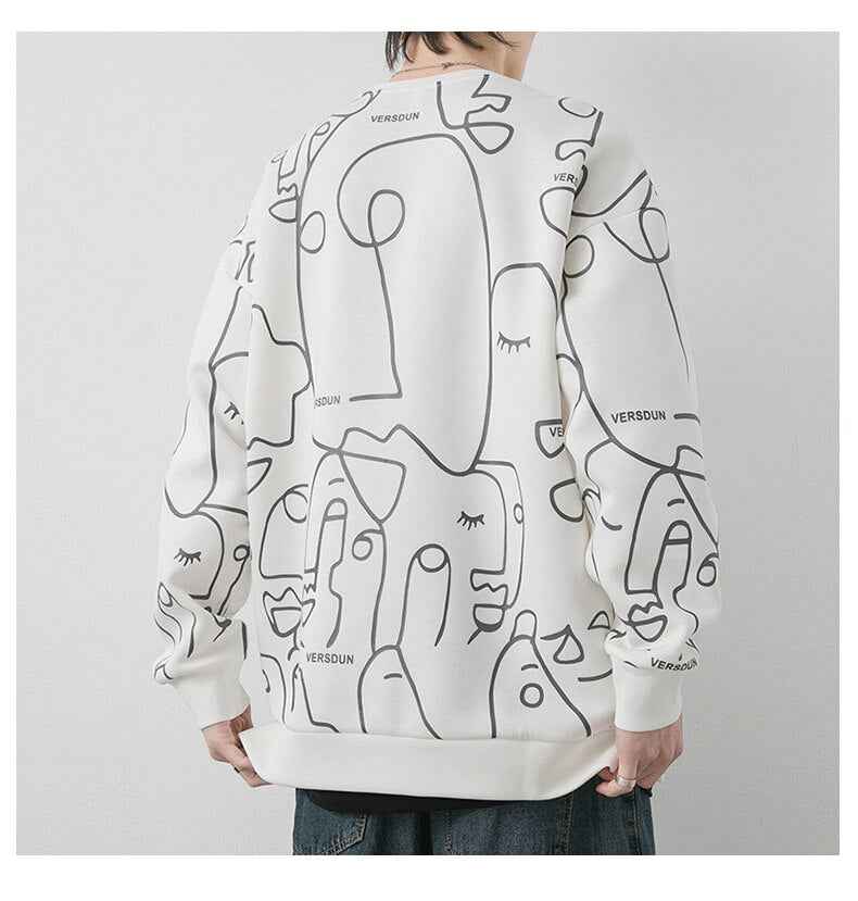 VERSDUN Astronaut Vector Art Sweatshirt