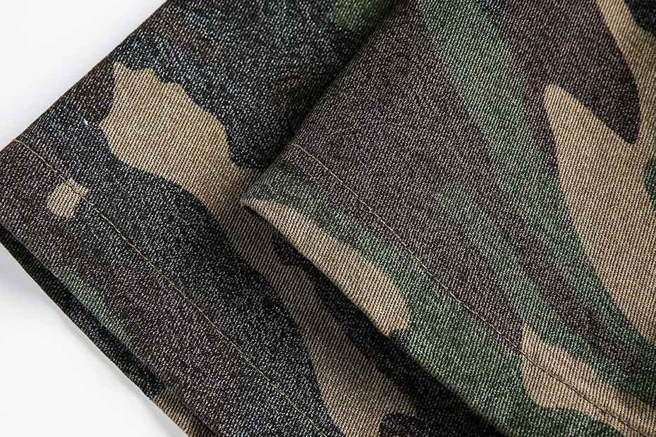 Side Slit Green Camo T-Shirt