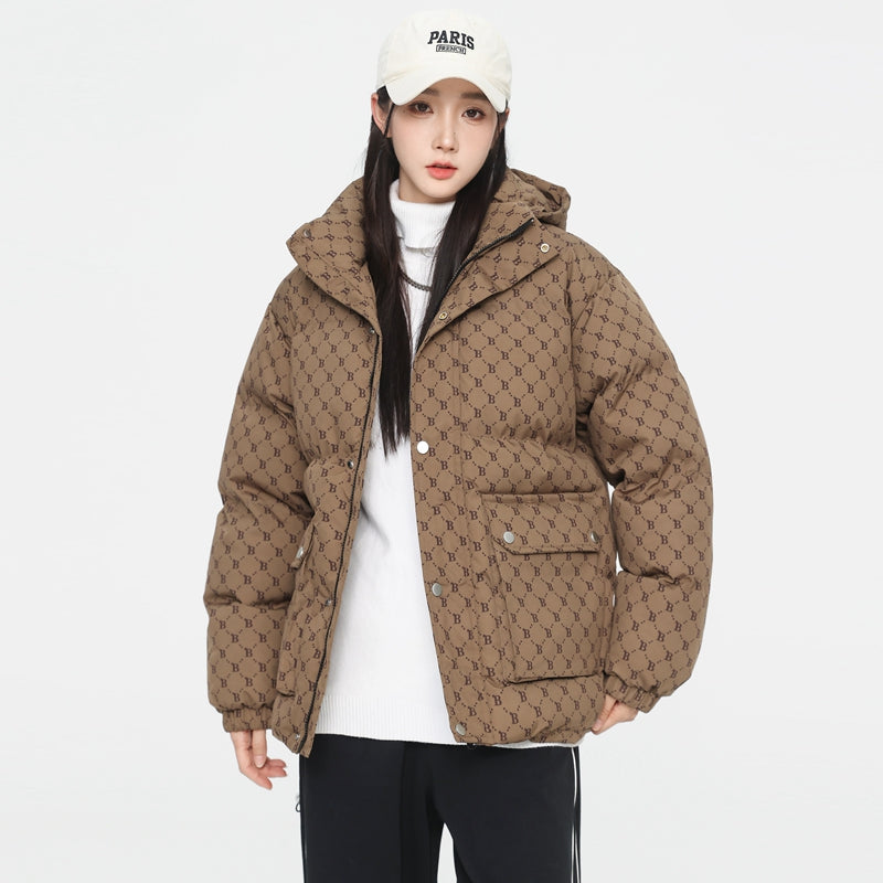 MLB LX05 Monogram Down Jacket - Bronzed Clay - Sneakernational