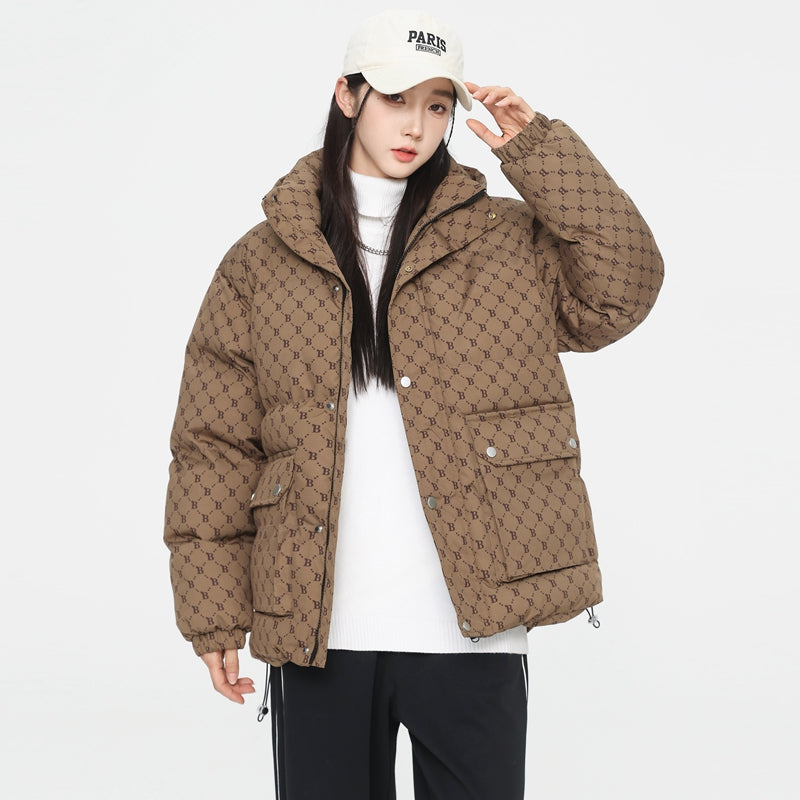 MLB LX05 Monogram Down Jacket - Bronzed Clay - Sneakernational