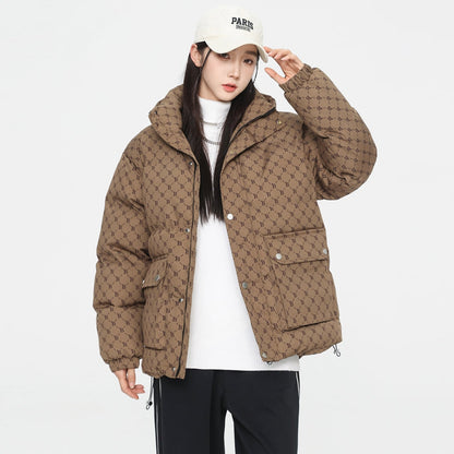 MLB LX05 Monogram Down Jacket - Bronzed Clay - Sneakernational