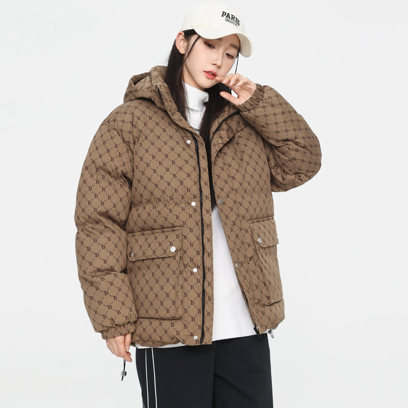 MLB LX05 Monogram Down Jacket - Bronzed Clay - Sneakernational