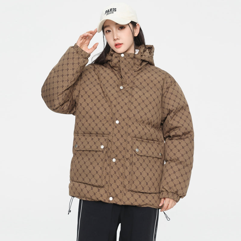 MLB LX05 Monogram Down Jacket - Bronzed Clay - Sneakernational