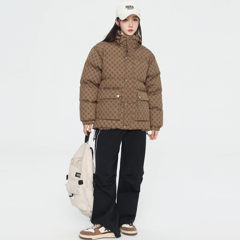 MLB LX05 Monogram Down Jacket - Bronzed Clay - Sneakernational