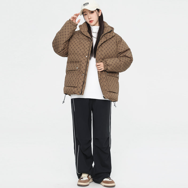 MLB LX05 Monogram Down Jacket - Bronzed Clay - Sneakernational