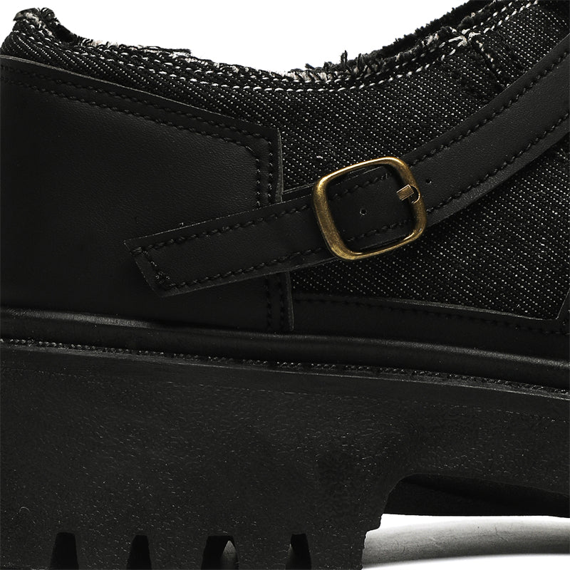 MLB LTHR-19 Chunky Platform Boots - Sneakernational