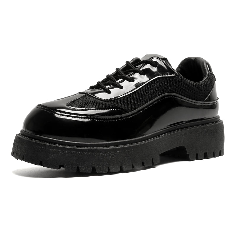 MLB LTHR-22 Glossy Platform Boots - Sneakernational