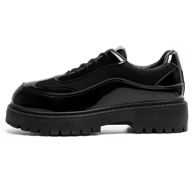 MLB LTHR-22 Glossy Platform Boots - Sneakernational