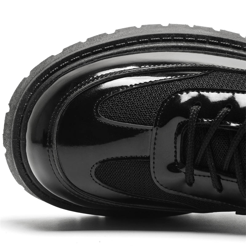 MLB LTHR-22 Glossy Platform Boots - Sneakernational