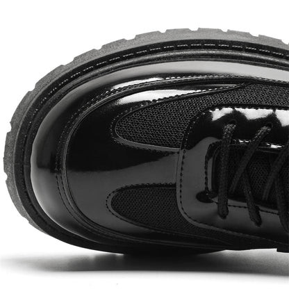 MLB LTHR-22 Glossy Platform Boots - Sneakernational