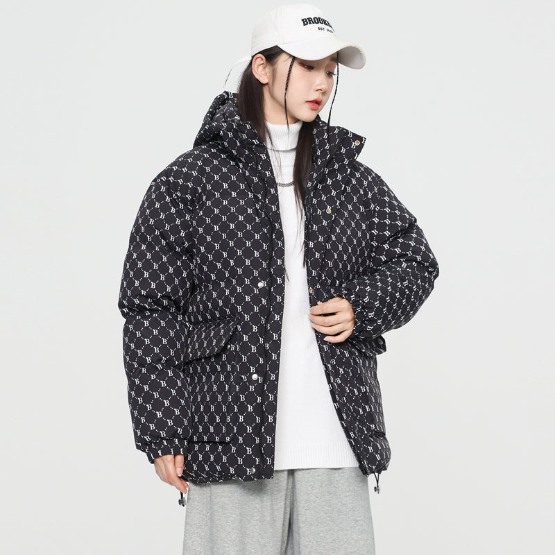 MLB LX05 Monogram Down Jacket - Prestige Black - Sneakernational