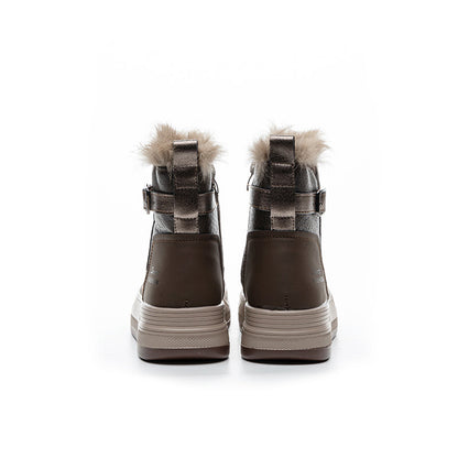 Selene Fur-Lined Ankle Boots - Sneakernational
