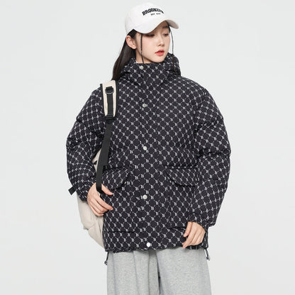 MLB LX05 Monogram Down Jacket - Prestige Black - Sneakernational