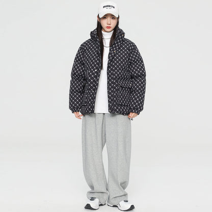 MLB LX05 Monogram Down Jacket - Prestige Black - Sneakernational