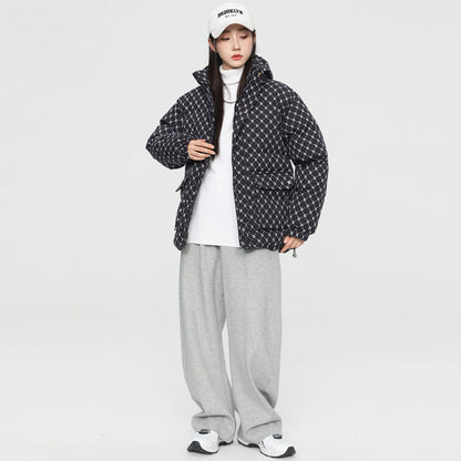 MLB LX05 Monogram Down Jacket - Prestige Black - Sneakernational