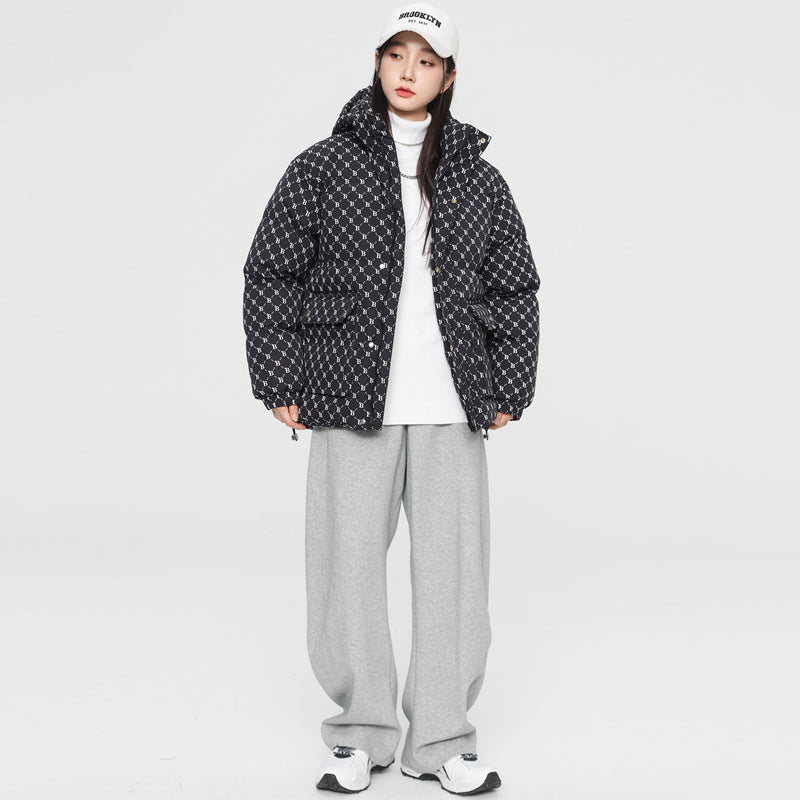 MLB LX05 Monogram Down Jacket - Prestige Black - Sneakernational