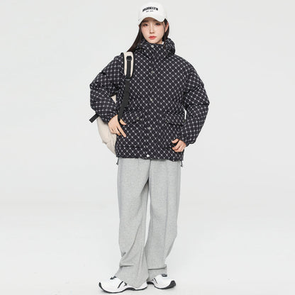 MLB LX05 Monogram Down Jacket - Prestige Black - Sneakernational