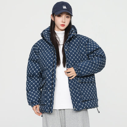 MLB LX05 Monogram Down Jacket - Imperial Navy - Sneakernational