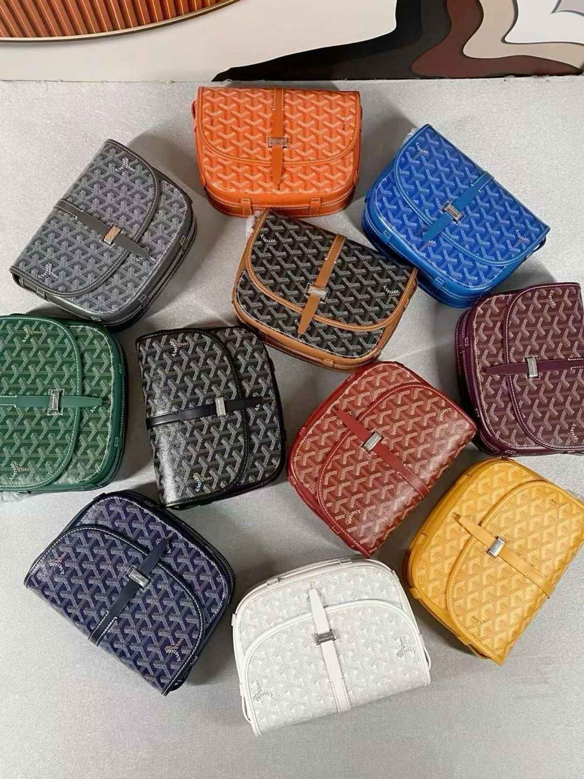 Sneakerhill - Goyard Belvédère Bags - 020198-5