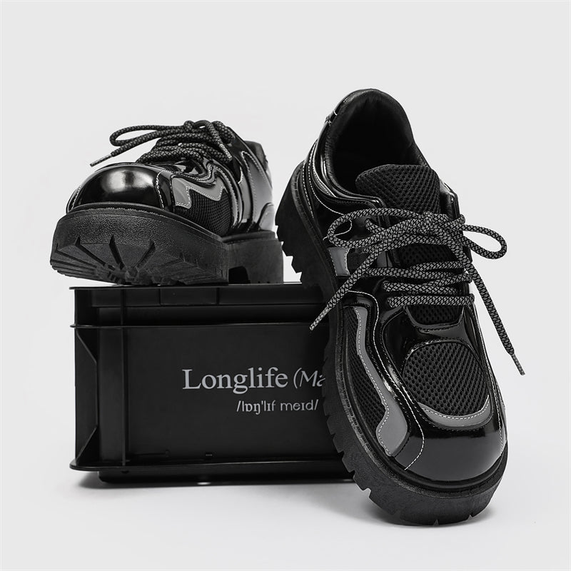 MLB LTHR-17 Reflective Chunky Boots - Sneakernational