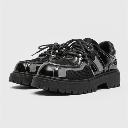 MLB LTHR-17 Reflective Chunky Boots - Sneakernational