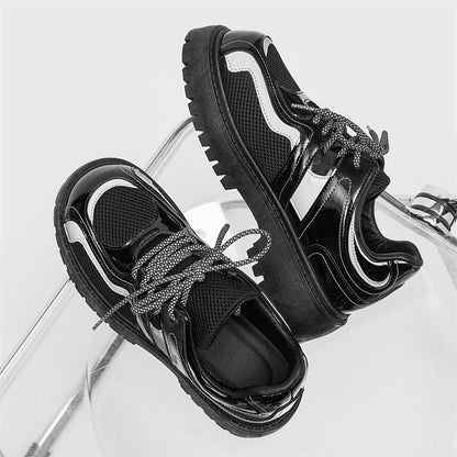 MLB LTHR-17 Reflective Chunky Boots - Sneakernational