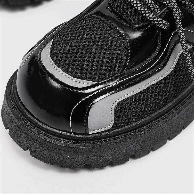 MLB LTHR-17 Reflective Chunky Boots - Sneakernational