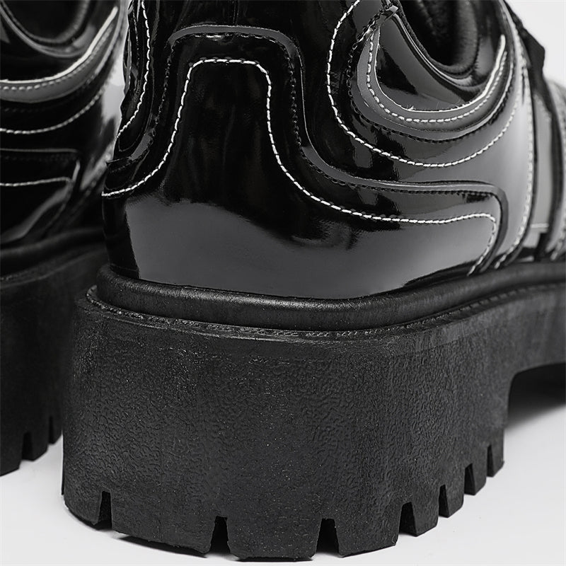 MLB LTHR-17 Reflective Chunky Boots - Sneakernational